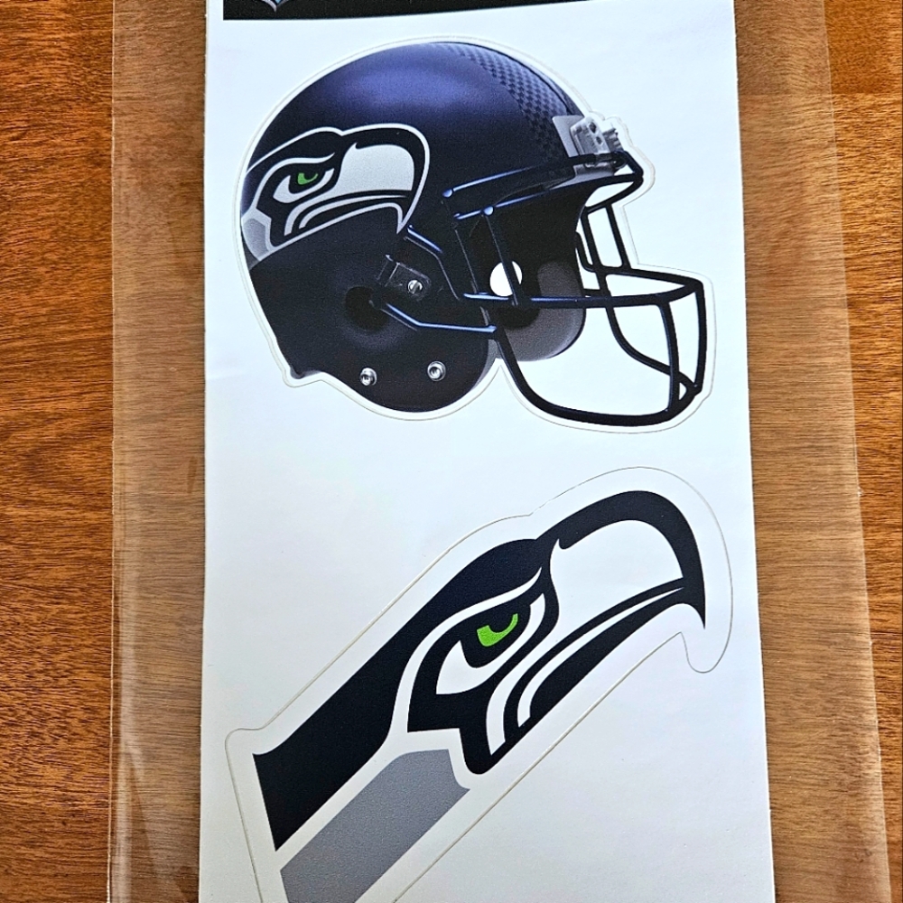 Seattle Seahawks Helmet and Logo Decals